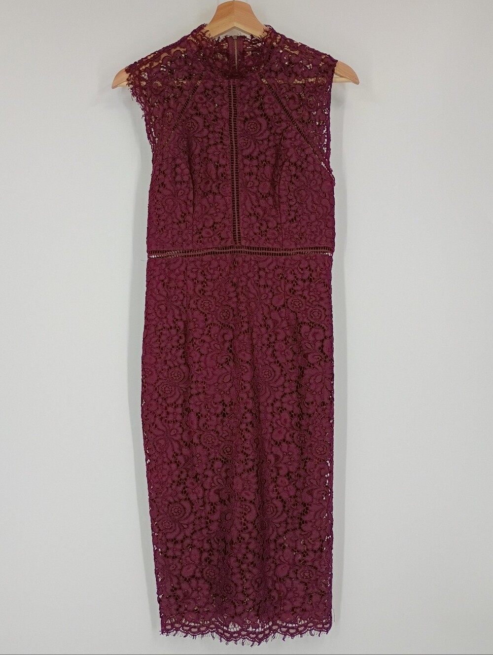 Bardot Lace Sheath Bodycon Dress